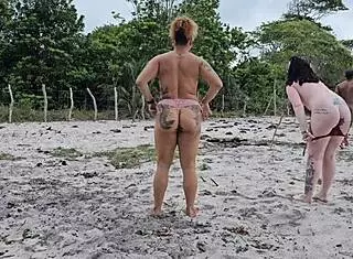 Playing Ball With Neighbor, We Lose Our Assholes 😏