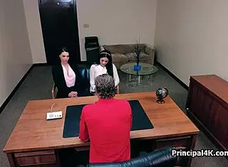 Secretary And Vice Principal Caught Blowing Dick!