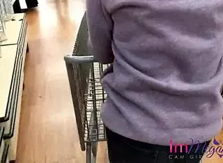 ImMeganLive Rips Clothes And Panties For Public Flashing And Voyeur Fun