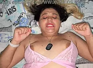 I Give This Fucking Nymphomaniac Whore Bitch A Good Dick!