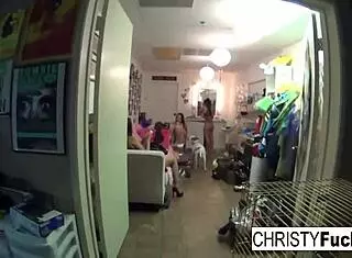 Girls, want to see three sexy pornstars playing with each other's pussies?