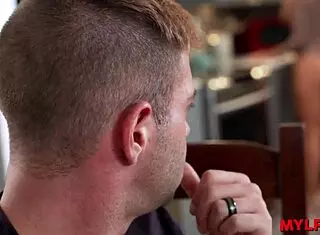 Cougar milfs stalk and seduce new renter in kinky anal roleplay.