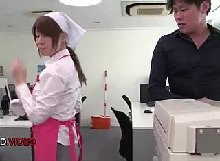 Asian Office Lady Chihiro Akino Delivers Intense Blowjob For Hardcore Pleasure