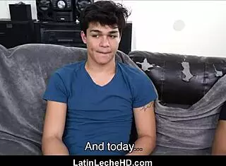 Amateur Latino jock and twink have hot POV sex for cash 💰