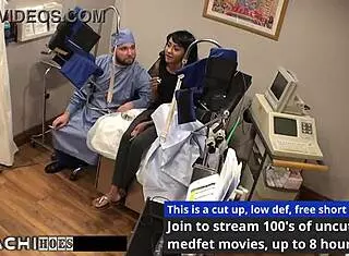 i'm the human guinea pig getting mandatory hitachi orgasms from the doctor