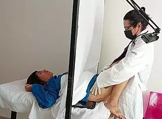Latina patient feels emotional connection as doctor fucks her bareback in hospital checkup