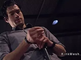 Blonde Bound and Whipped in Intense Bondage Session