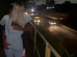 Wife engages in public amateur sex with stranger