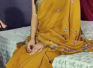 beautiful redhead indian with big boobs in taboo sex with friend.