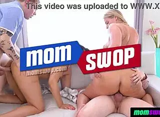 Amateur Lesbians Rip Clothes in Bathroom Strapon Session