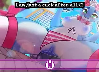 Furry hero ballbusting the old guy?