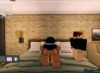Virtual Roblox Whore Experiences Intense Gangbang With Multiple Partners!