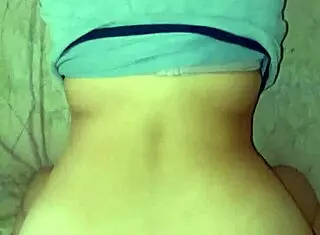 Petite redhead stretches ass for homemade anal cum