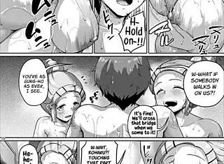 Latina with blue eyes and big tits takes care of horny old man.