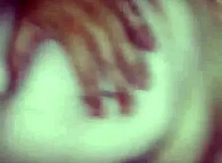 blonde with big tits deepthroats small cock while riding suggestively at home