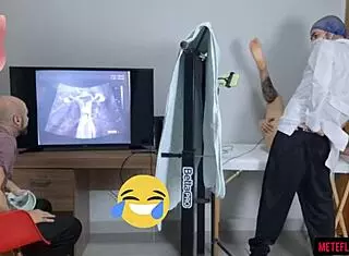 Cuckold Takes Wife to Secret Gyno Exam