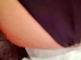 Enjoying when friend's husband fucks me doggystyle in lingerie