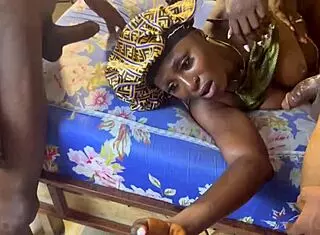 Boss wife gets passed around in rough 3some 😏