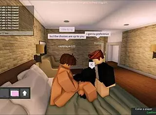 Virtual Roblox Whore Experiences Intense Gangbang With Multiple Partners!