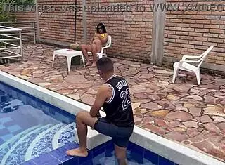 Horny pool guy fucks me when my husband isn't home part 1