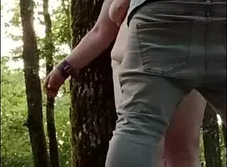 Check out Titia La Tertius chained in the forest for some wild fun! 😈