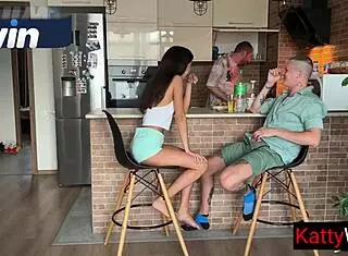 my wife cheats on me while i cook dinner