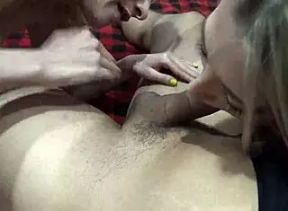 Double Blonde Babes Threesome with Facial