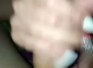 hey, we watched porn and she gave me an amazing handjob with big tits