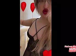 You're obsessed with this goddess in glasses, paying for domination.