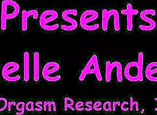 Michelle anderson in latex behind scenes orgasm research