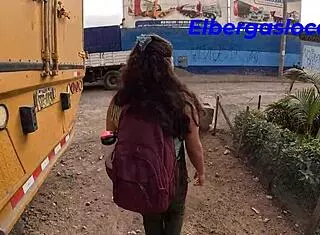 Beautiful Mexican stepsister runs away, I rescue her and we end up fucking intensely in the dorm.