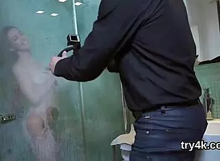 Watch ideal teen blow cock in pov before getting pussy screwed?