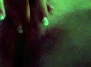 Hot blonde teen masturbates alone at night in homemade video