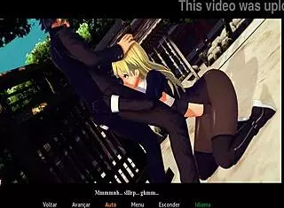 Naughty nun plays with friend