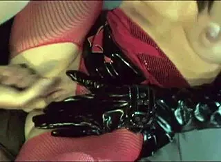 girl in high heels gets cum in mouth