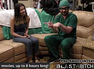 Aria Nicole gets creampied.