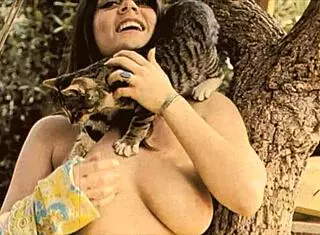 Lesbian nymphos in garage splash with piss. Wet pussies squirt during cunt licking.