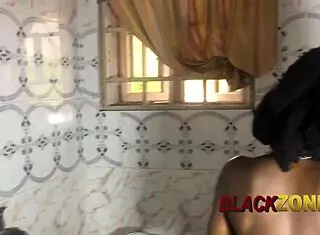 hot stepmom plays with stepson in bathroom during casting interview