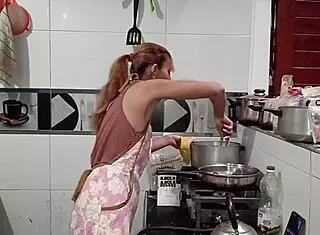 wow, teacher lets me lick and fuck her wet pussy!