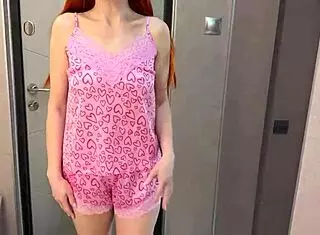 Stepmom fucks stepson to hide her secret from stepdad in POV