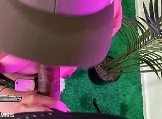 Latina Babe Attempts Deepthroat On Big Black Cock