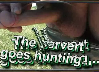 Pervert jerks off to naked blonde on wild beach