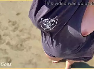 wife walks around public beach fully nude, what happens next?