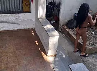 Anal com marquinha de biquíni