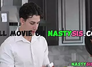 Nasty stepsis wants her stepbro to poker