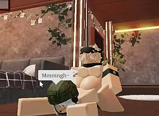 Cute blonde boy enjoys one on one time with a soldier girl