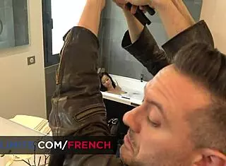 Hot French Asian Wants Anal Sex In The Bathroom With A Random Guy