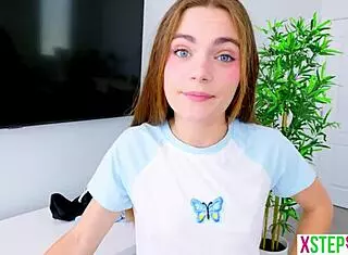 Tiny bratty stepsis teen juniper ren gets her way!