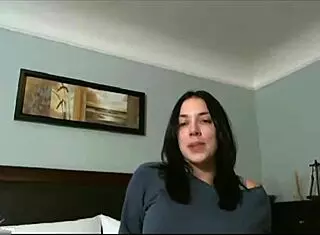 Jelena Jensen Plays With Her Trimmed Pussy