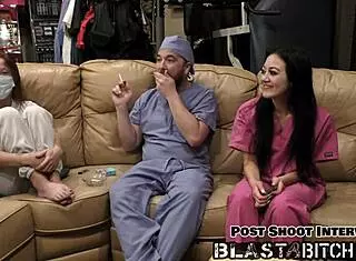 Blaire Celeste Sucks Dick And Gets Pussy Blasted With Cum In Pov